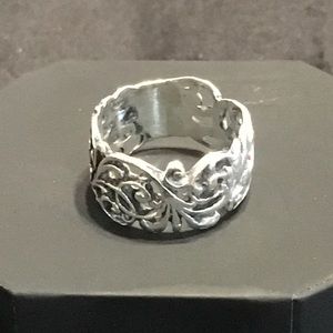 Sterling Silver Ornate, vintage ring